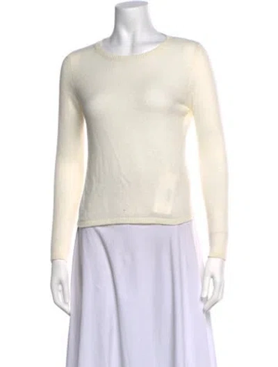 Pre-owned Eleventy Cashmere Crew Neck Sweater In Neutrals
