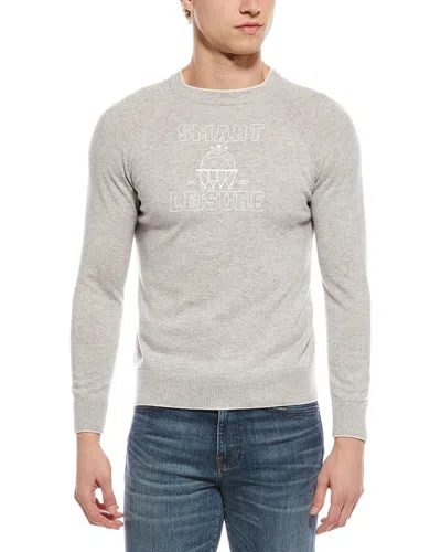 Eleventy Cashmere Crewneck Sweater In Gray