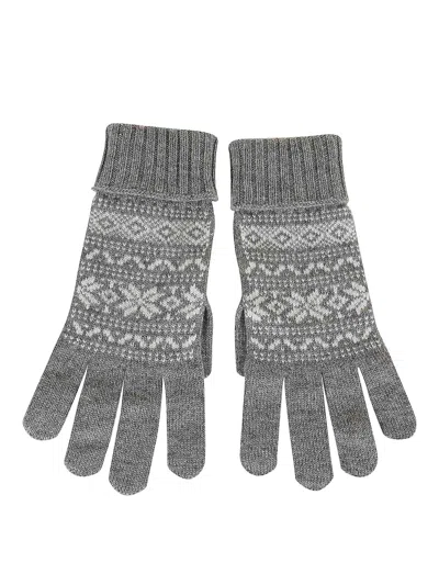 Eleventy Cashmere Gloves In Grey