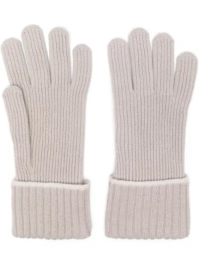 Eleventy Cashmere Gloves In Nude