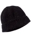 Eleventy Cashmere Hat In Black