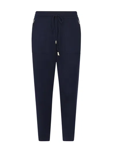 Eleventy Cashmere Joggers In Blue