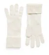 Eleventy Cashmere Knitted Gloves In White