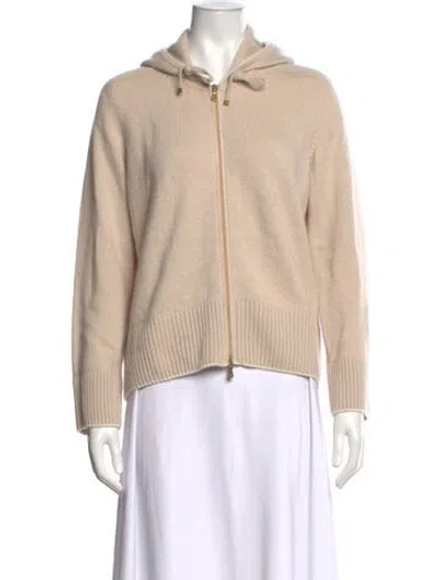 Pre-owned Eleventy Cashmere Open Front Sweater In Neutrals