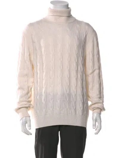 Pre-owned Eleventy Cashmere Patterned Pullover In Neutrals
