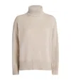 Eleventy Cashmere Rollneck Sweater In Neutral