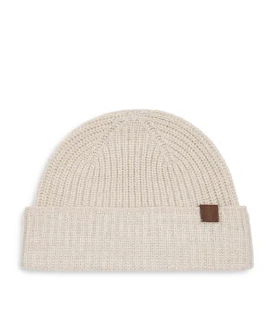 Eleventy Cashmere-silk Beanie In Neutral