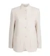Eleventy Cashmere Stand-collar Jacket In White