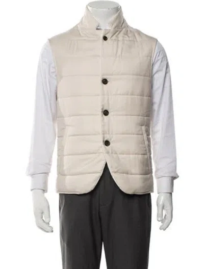 Pre-owned Eleventy Cashmere Vest In Neutrals