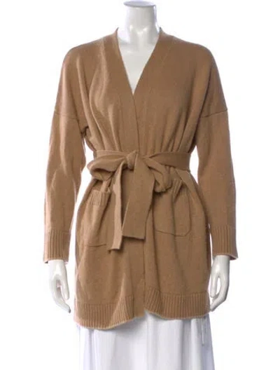 Pre-owned Eleventy Cashmere V-neck Sweater In Neutral
