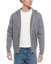 Eleventy Cashmere Zip Jacket In Gray