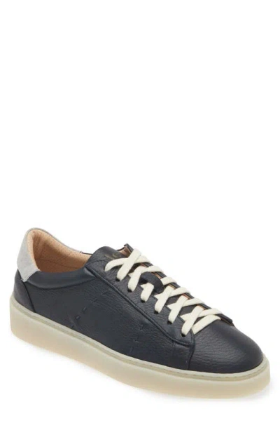 Eleventy Casual Low Top Sneaker In Navy