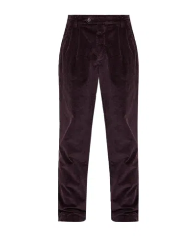 Eleventy Casual Pants With Belt Loops In Brown
