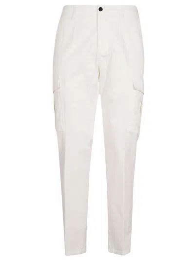 Eleventy Casual Pants With Belt Loops In White