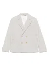 Eleventy Checked Blazer In Grey