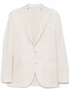 Eleventy Checked Blazer In Neutrals