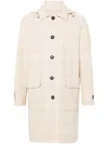 Eleventy Coat In Neutrals