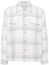 Eleventy Check-pattern Shirt With Pockets In Multi