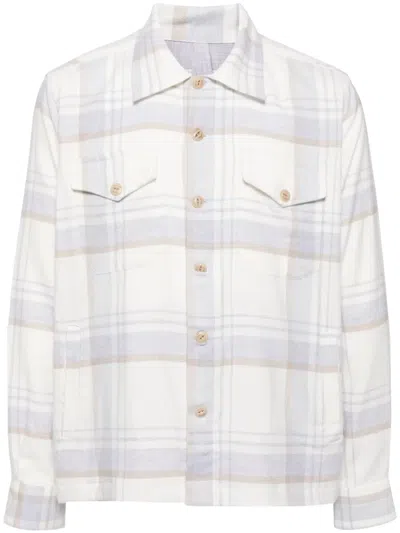 ELEVENTY CHECKED COTTON SHIRT