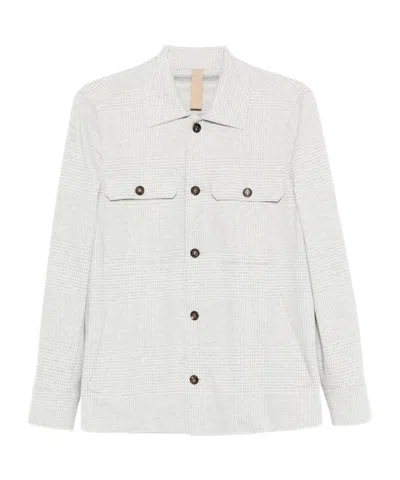 ELEVENTY CHECKED SHIRT JACKET