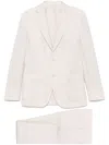 Eleventy Checked Suit In Neutrals