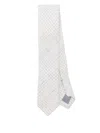 Eleventy Knitted Tie In 灰色