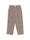Eleventy Check-pattern Trousers In Multi