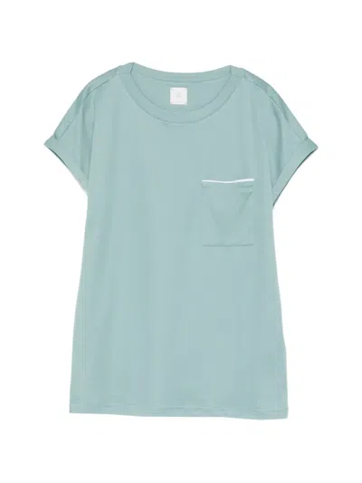 Eleventy Chest-pocket T-shirt In Blue