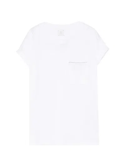 Eleventy Chest-pocket T-shirt In White