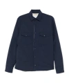 Eleventy Chest-pocket Jacket In Blue