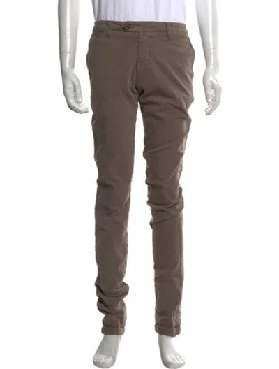 Pre-owned Eleventy Chinos In Brown
