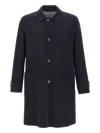 Eleventy Reversible Coat With Back Vent Detail In Black