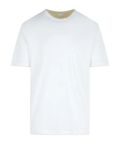 Eleventy Short-sleeved T-shirt In White