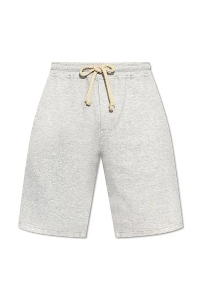 Eleventy Classic Drawstring Lounge Shorts In Grey