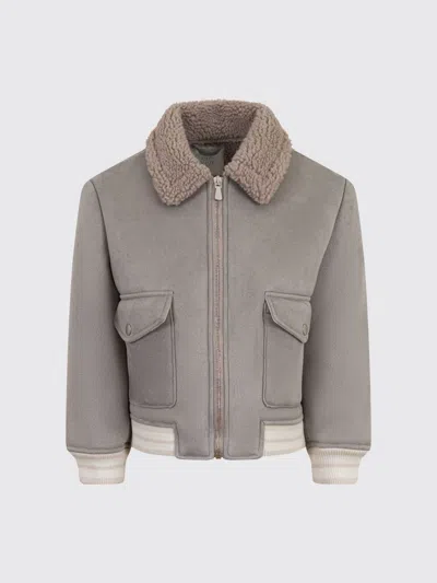 Eleventy Coat Kids Color Grey In Gray