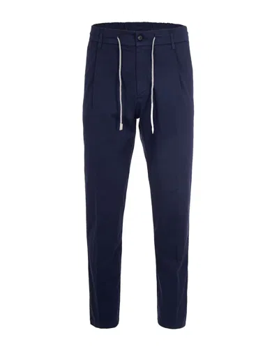 Eleventy Comfort Stretch Trousers In Blu