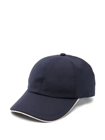 Eleventy Contrasting-trim Baseball Cap