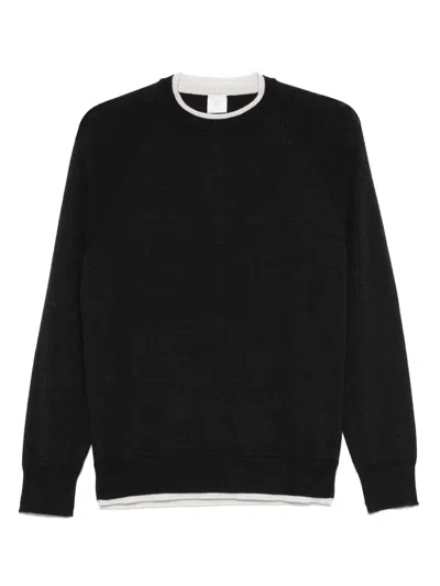 Eleventy Contrasting-trim Sweater