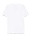 Eleventy Contrasting-trim T-shirt In White