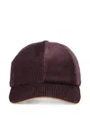 Eleventy Corduroy Baseball Cap In Pattern