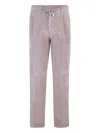 Eleventy Purple Jogger Pants In Pink