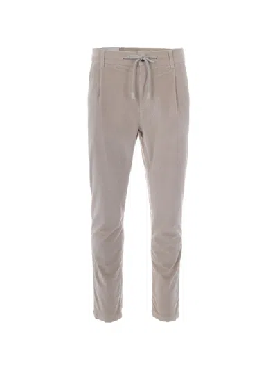 Eleventy Corduroy Drawstring Trousers In Brown
