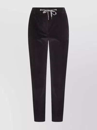 ELEVENTY CORDUROY DRAWSTRING WAIST TROUSERS