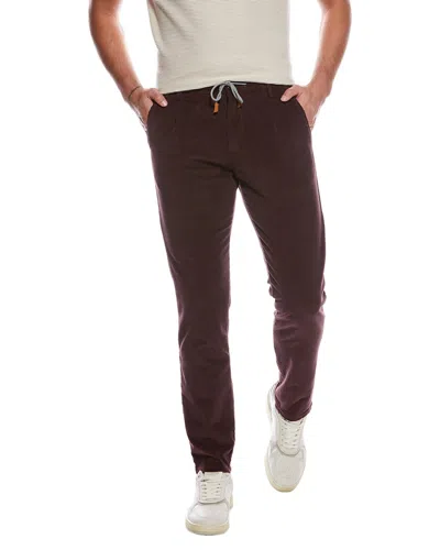 Eleventy Corduroy Jogger In Brown