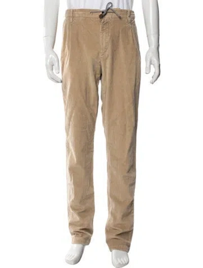 Pre-owned Eleventy Corduroy Pants In Neutral