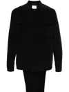 Eleventy Corduroy Suit In Black