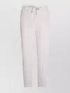 Eleventy Corduroy Texture Elastic Waistband Trousers In Neutral