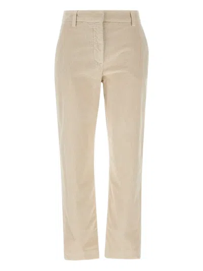 Eleventy Corduroy Welt-pocket Trousers In Neutral