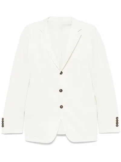 Eleventy Cotton Blazer In Neutrals