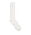 Eleventy Cotton-blend French Ribbed Socks